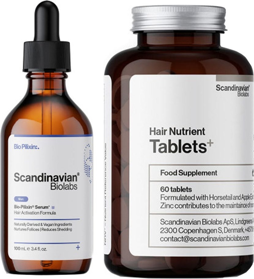 Scandinavian Biolabs Hair Growth & Nurtient Set for Men