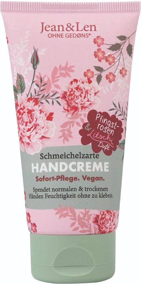 Jean & Len Handcreme Pfingstrose & Litschi 75 ml