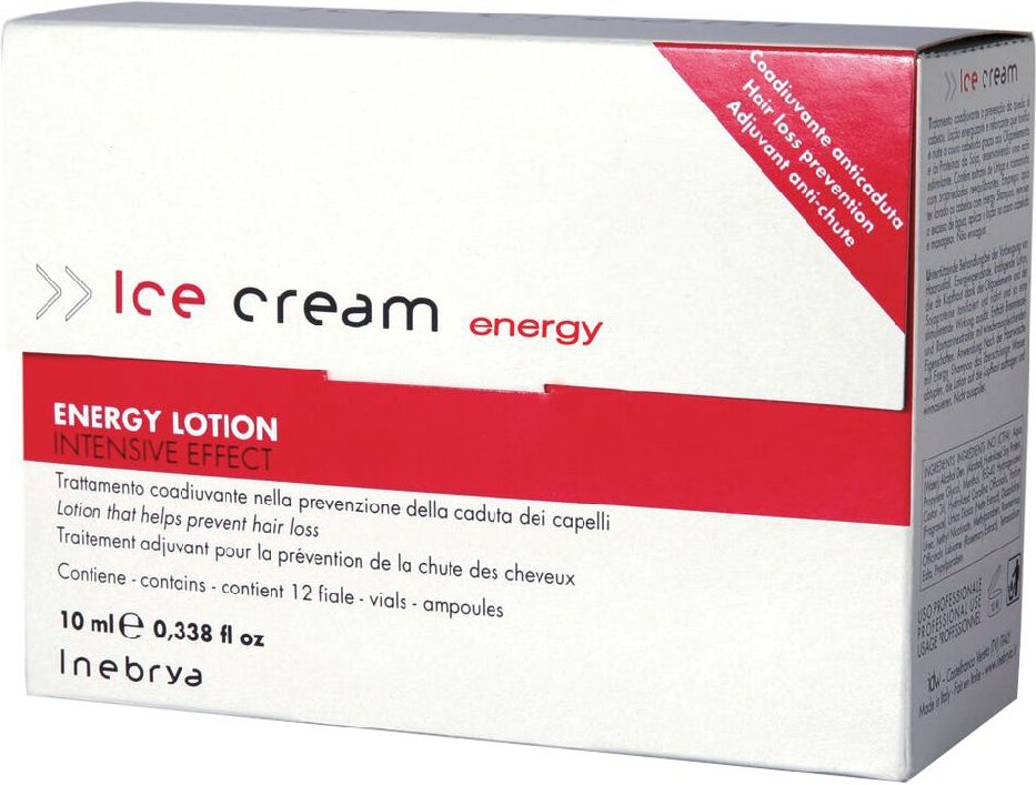 Inebrya Ice Cream Energy Lotion 12x10 ml