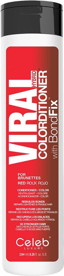 Celeb Viral Red For Brunette Colorditioner 244 ml