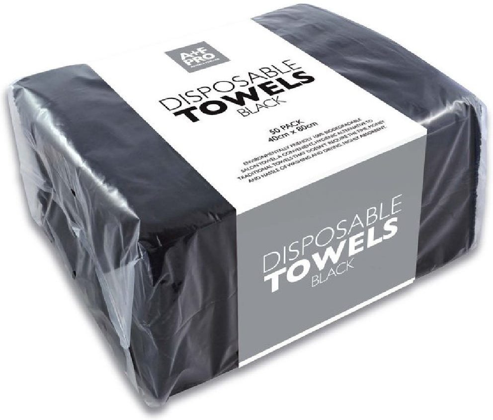 Goldwell Easy Dry Handtücher Schwarz 50 Stück