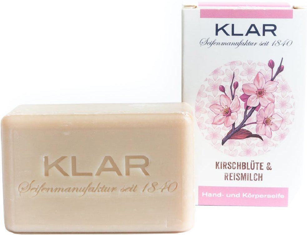 Klar's Kirschblüten & Reismilchseife 100 g