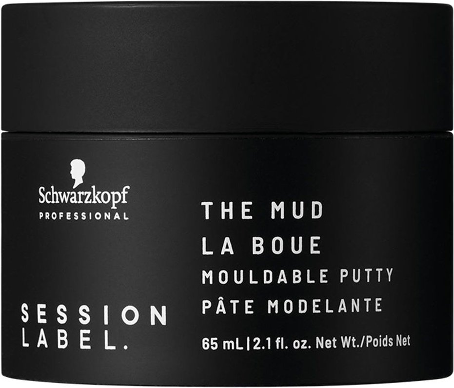 Schwarzkopf Session Label The Mud Moldable Putty 65 ml