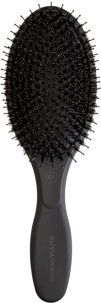 Olivia Garden Oval Boar & Nylon Bristles Black Label