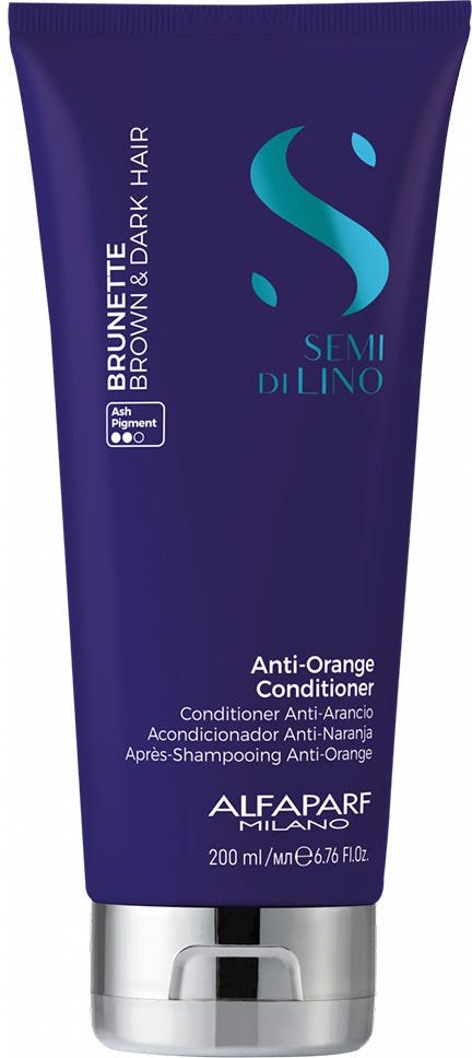 Thumbnail - ALFAPARF MILANO Semi Di Lino Brunette Anti-Orange Conditioner 200 ml