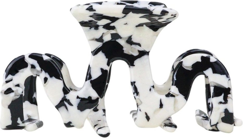 Sasstie Grand Wave Black Marble Haarklammer