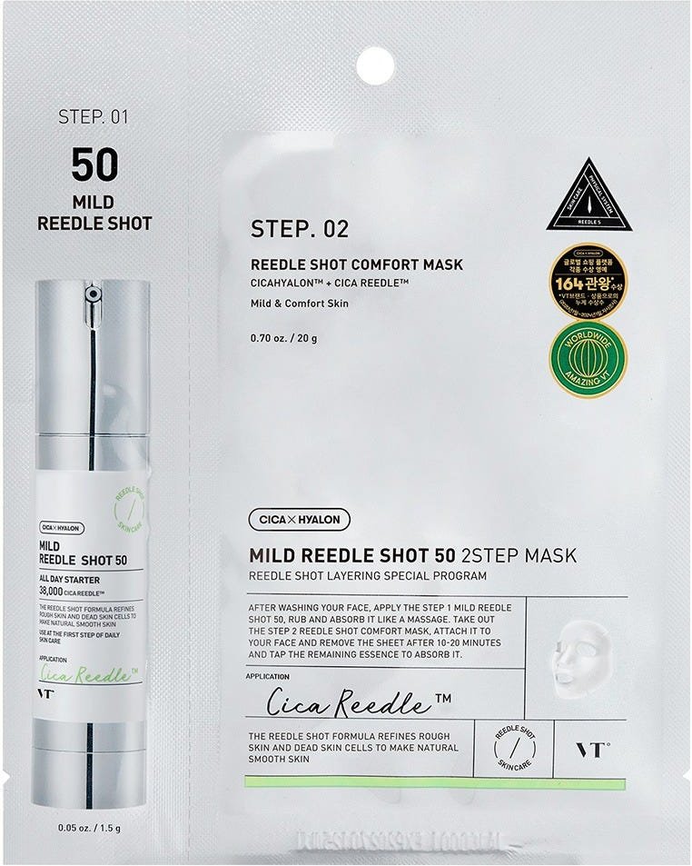 VT COSMETICS Reedle Shot 50 2-Step Mask 21,5 g