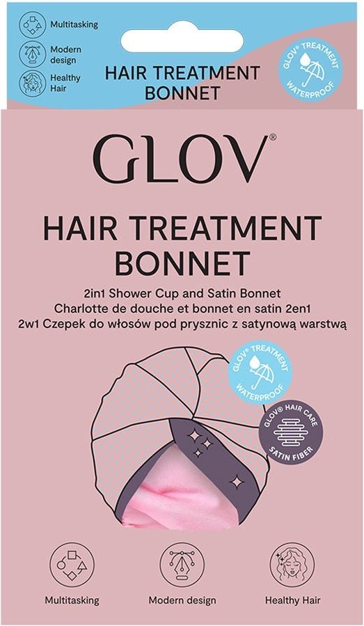 GLOV Hair Bonnet Hair Treatment Bonnet - Pink