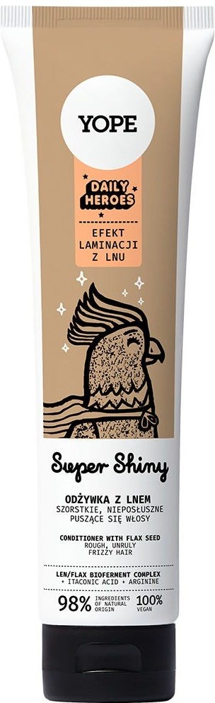 Thumbnail - YOPE DAILY HEROES SUPER SHINY Conditioner With Linen 170 ml
