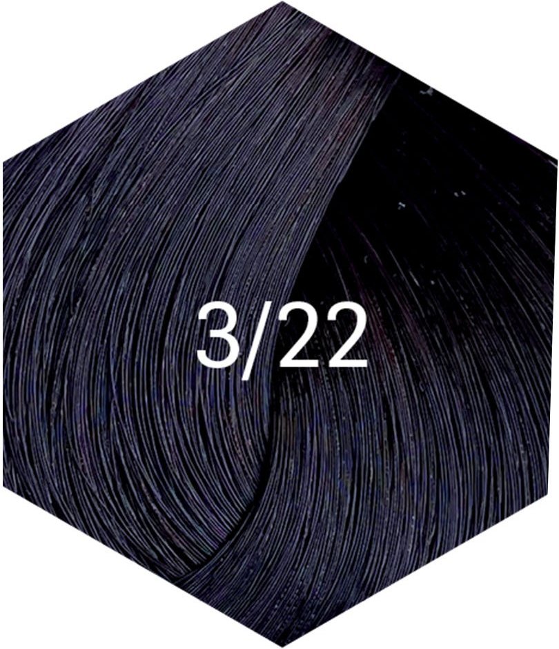 Lakmé Permanente Haarfarbe Collage 3/22 Dunkelbraun Irisé Intensiv 60 ml