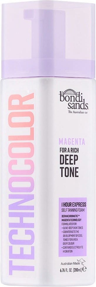 Bondi Sands Technocolor 1h Express Self Tanning Foam Magenta 200 ml