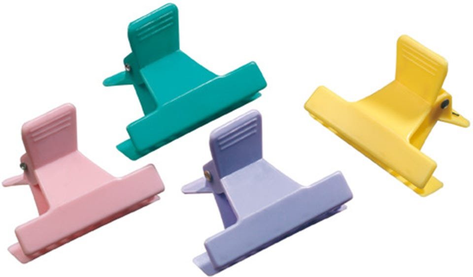 Comair Abteilklammern 12er Plastik bunt