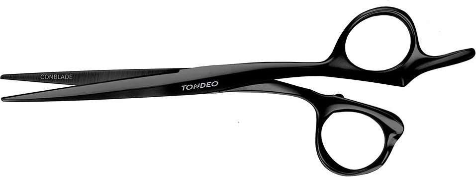 Tondeo Haarschneideschere ZENTAO BLACK Offset 5.5 CONBLADE