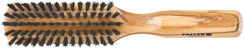 Faller Haarbürste Olivia flach Naturborste 5-reihig