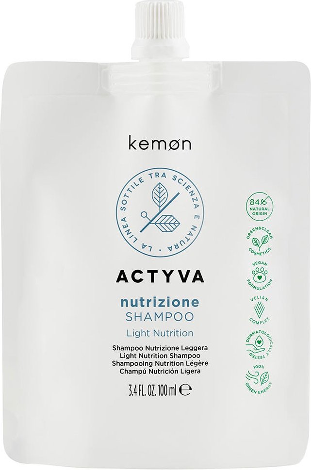 Thumbnail - kemon Actyva Nutrizion Shampoo Pouch Bag 100 ml