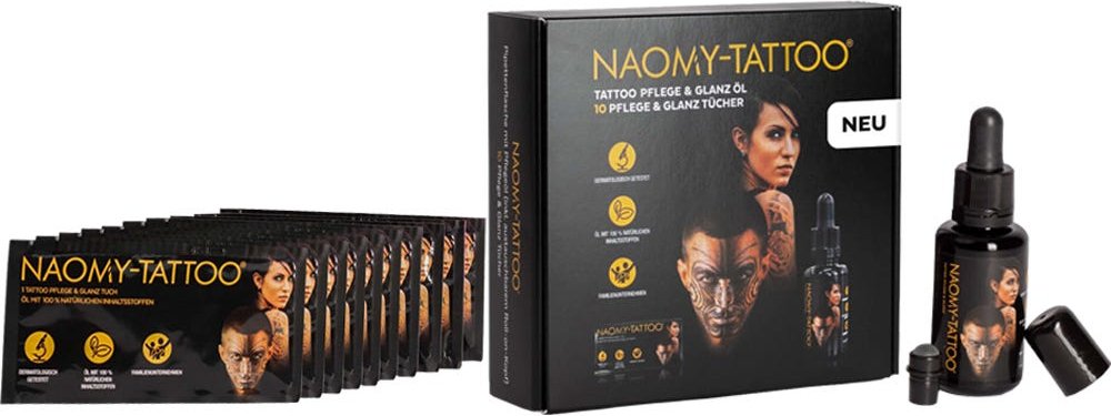 Naomy-Tattoo Glanz- und Pflege Big Set