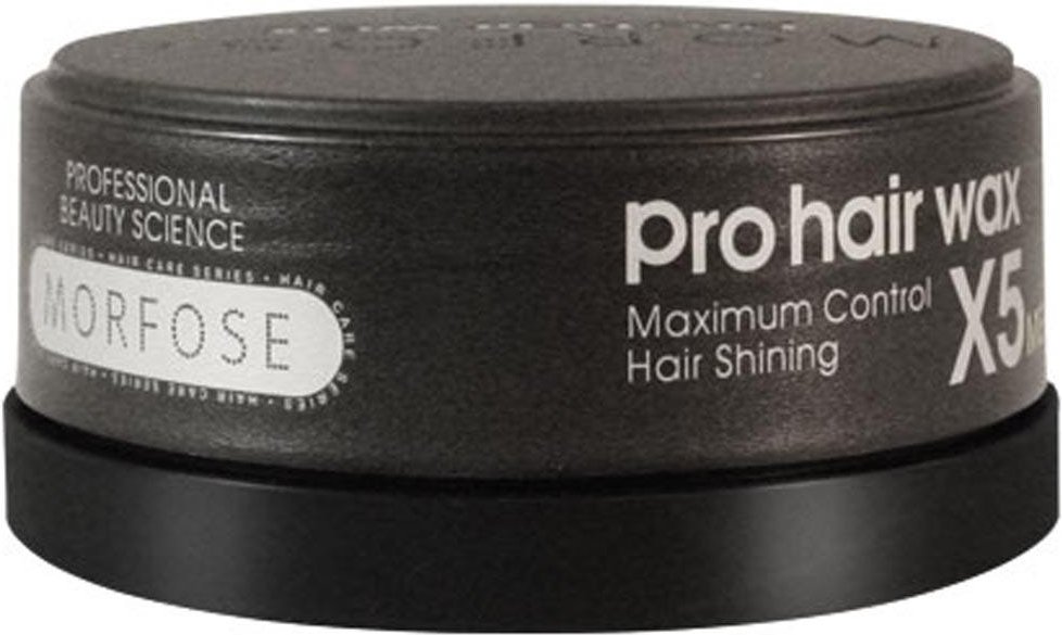Morfose Pro Hair Wax X5 Schwarz 150 ml