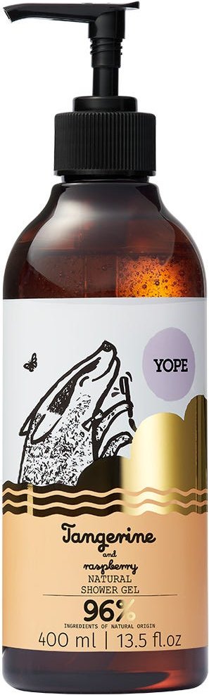 Thumbnail - YOPE Shower Gel TANGERINE & RASPBERRY 400 ml