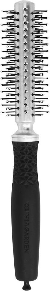 Olivia Garden Essential Blowout Soft Double Bristles Silver 20 mm