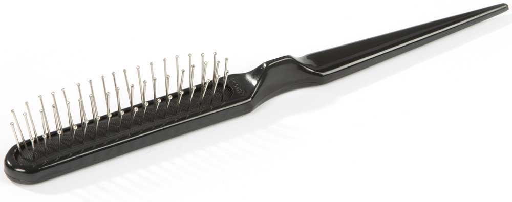 Braun & Wettberg Kunststoffbürste mit Toupiergriff, schwarz