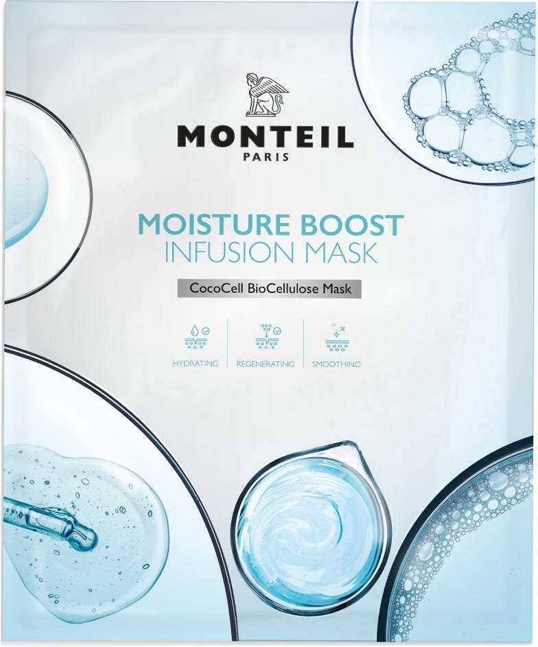 Monteil Paris Moisture Boost Infusion Mask 10 Stück