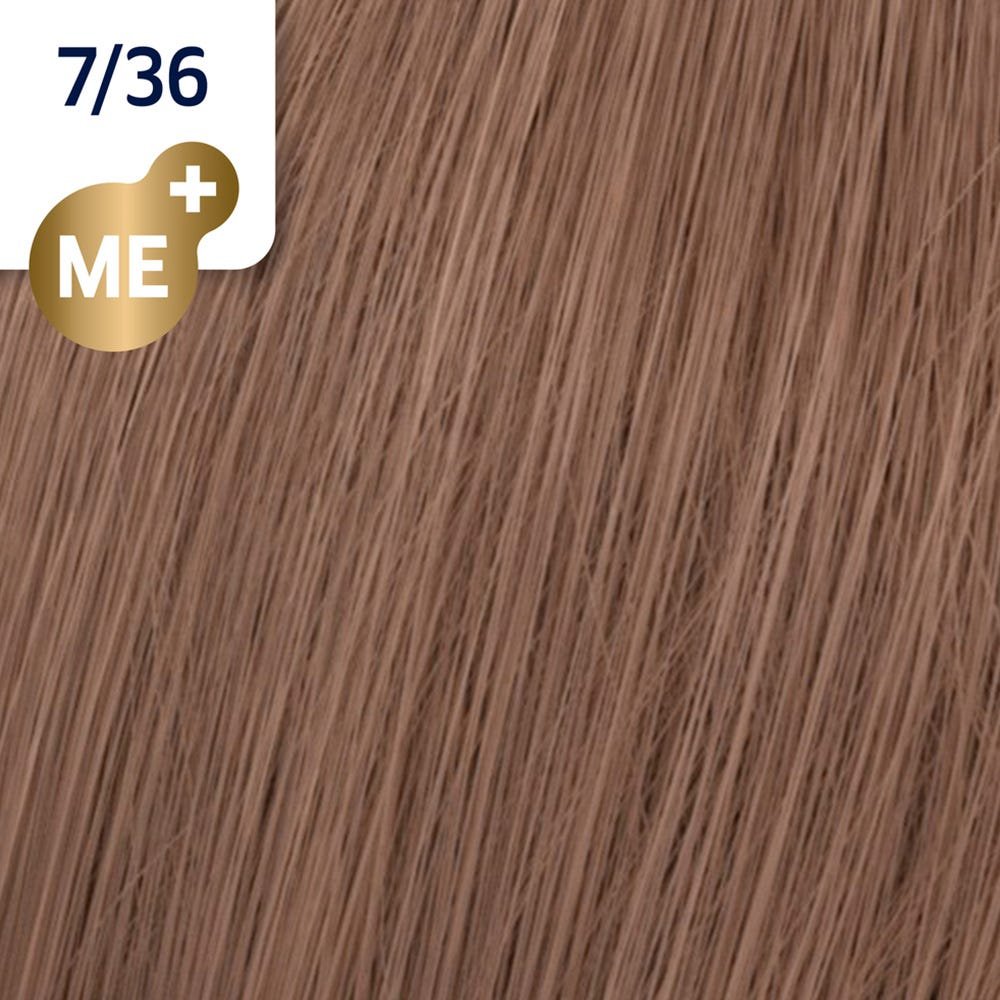 Wella Koleston Perfect Me+ Rich Naturals Haarfarbe Mittelblond Gold-Violett 7/36 60 ml