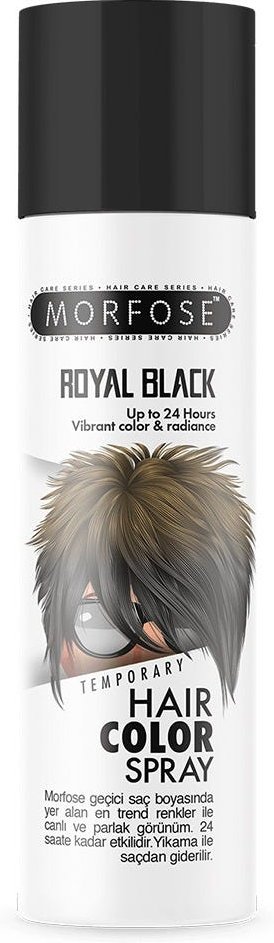 Morfose Mech Hair Color Spray Royal Black 150 ml