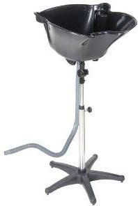 Efalock Friseur Waschbecken Mobil Tief - schwarz