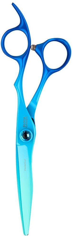 Olivia Garden PowerCut Rainbow Blue Haarschneideschere 6,25'' Rechtshand