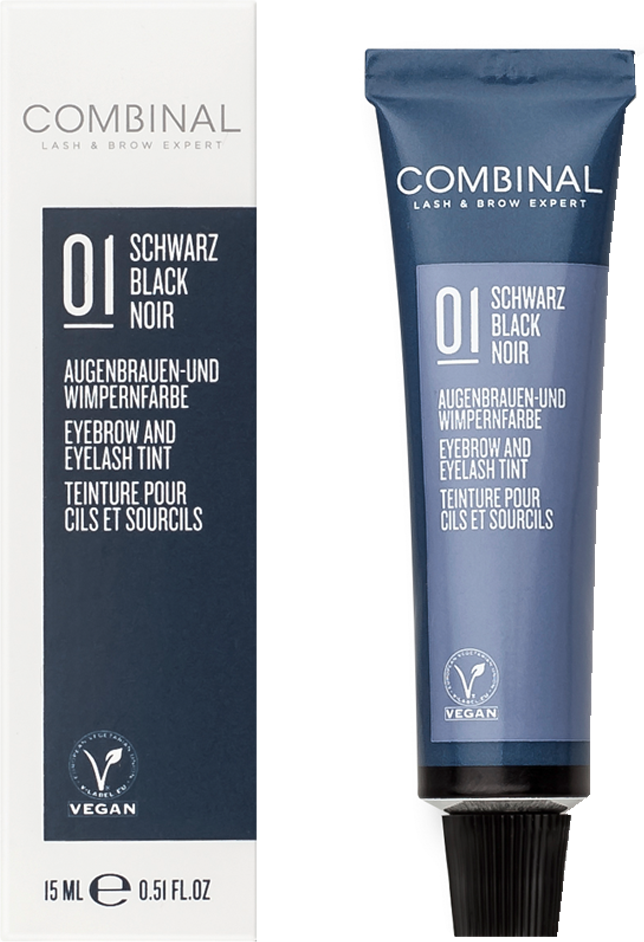 Combinal Profi-Wimpernfarbe 1 schwarz 15 ml