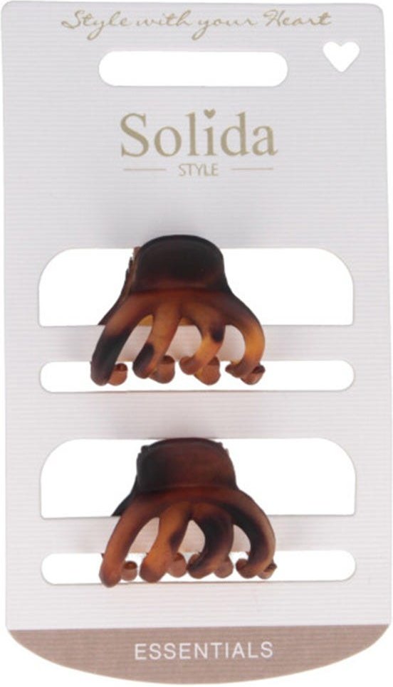 Solida Haarklammern matt t-shell 2 Stück