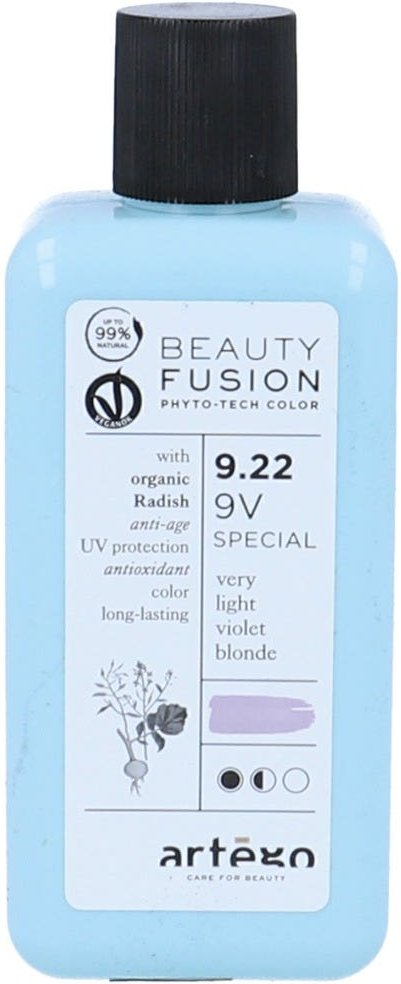 Artego Beauty Fusion Haarfarbe 9.22 Lichtblond Violett Intensiv 100 ml