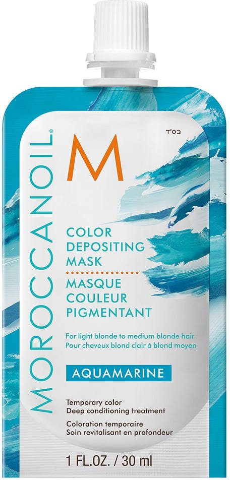 Moroccanoil 2-in1 Depositing Maske Aquamarine 30 ml