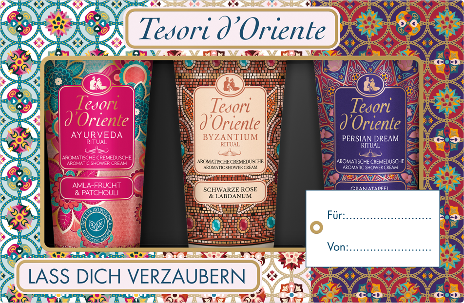Tesori d´ Oriente Geschenkset Cremeduschen 3 x 75 ml