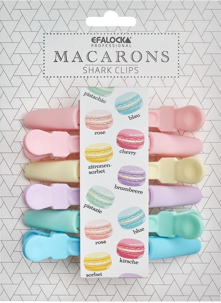 Efalock Sharkclips pastell sortiert