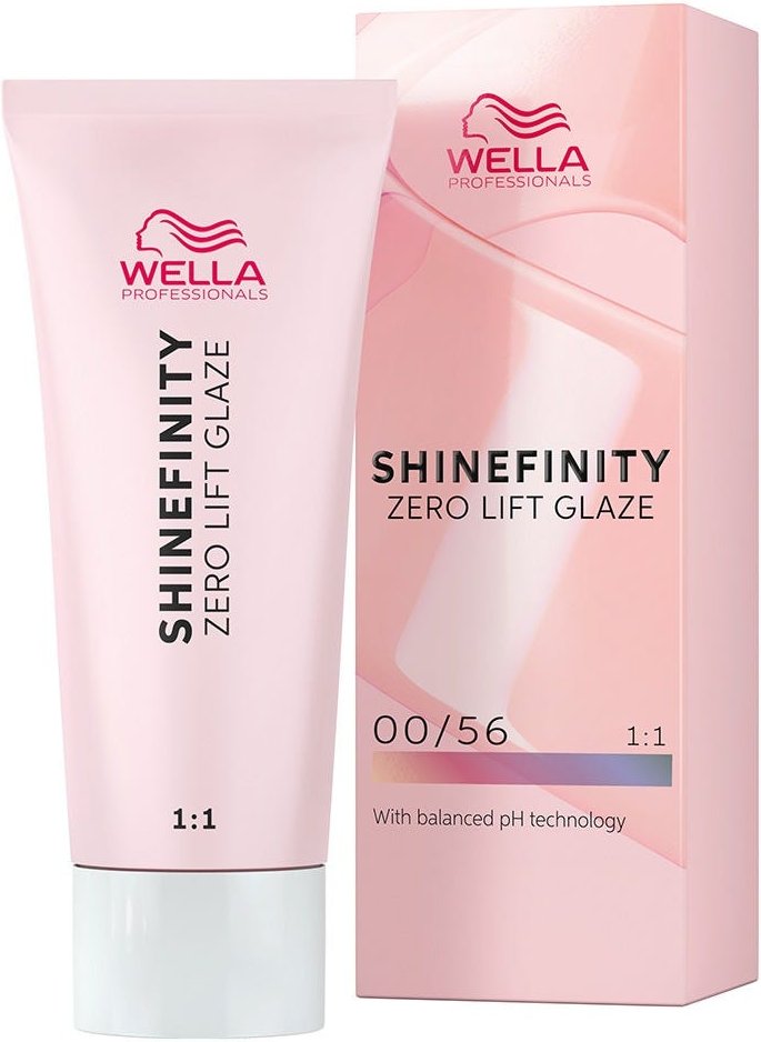 Wella Shinefinity Glaze Rosé Booster 00/56 Haarfarbe 60 ml