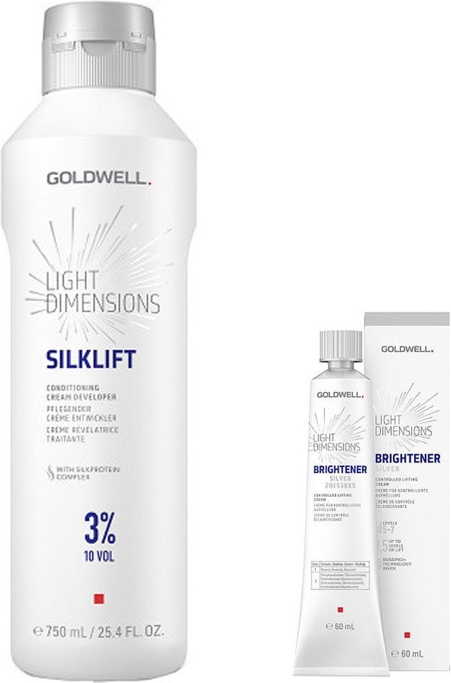 Goldwell Light Dimensions Silk Lift Brightener Natural Bundle