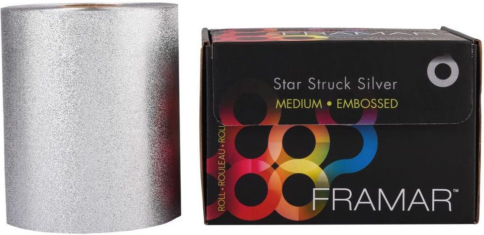 Framar Folie Star Struck geprägt medium Silber