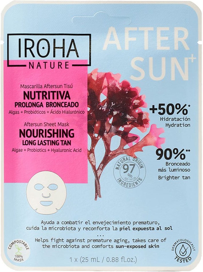 Iroha After Sun Gesichtsmaske Nourishing - Long Lasting Tan