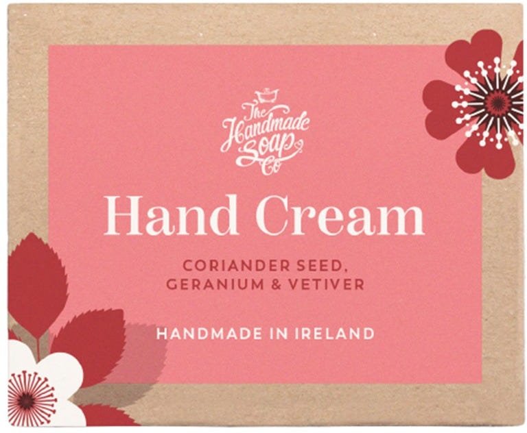 The Handmade Soap Handcreme Koriander, Geranie, Vetiver 50 ml