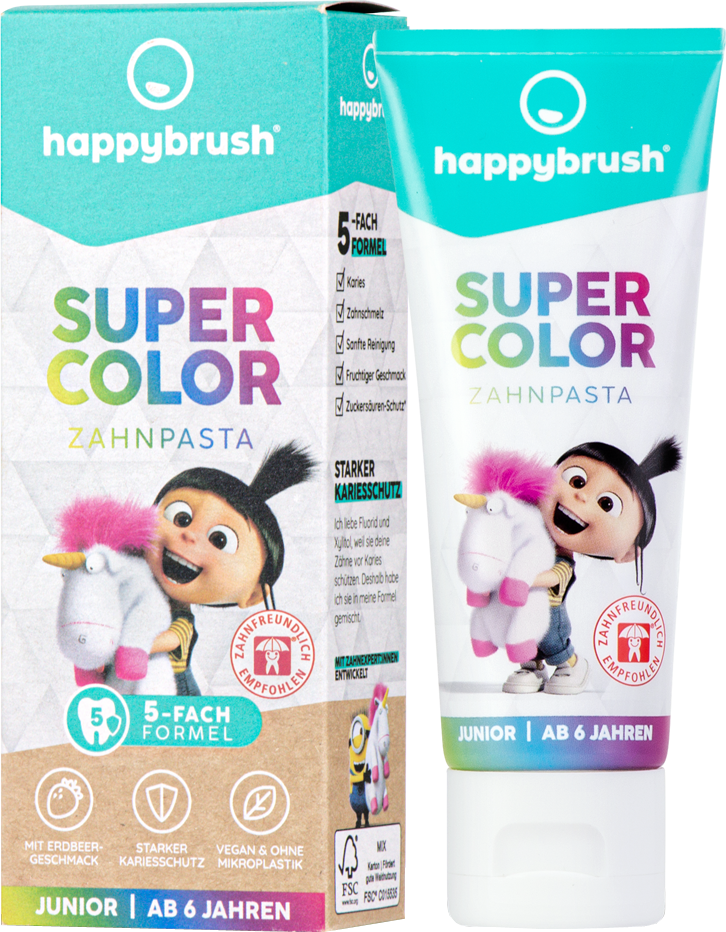 Happybrush SuperColor Zahnpasta 75 ml