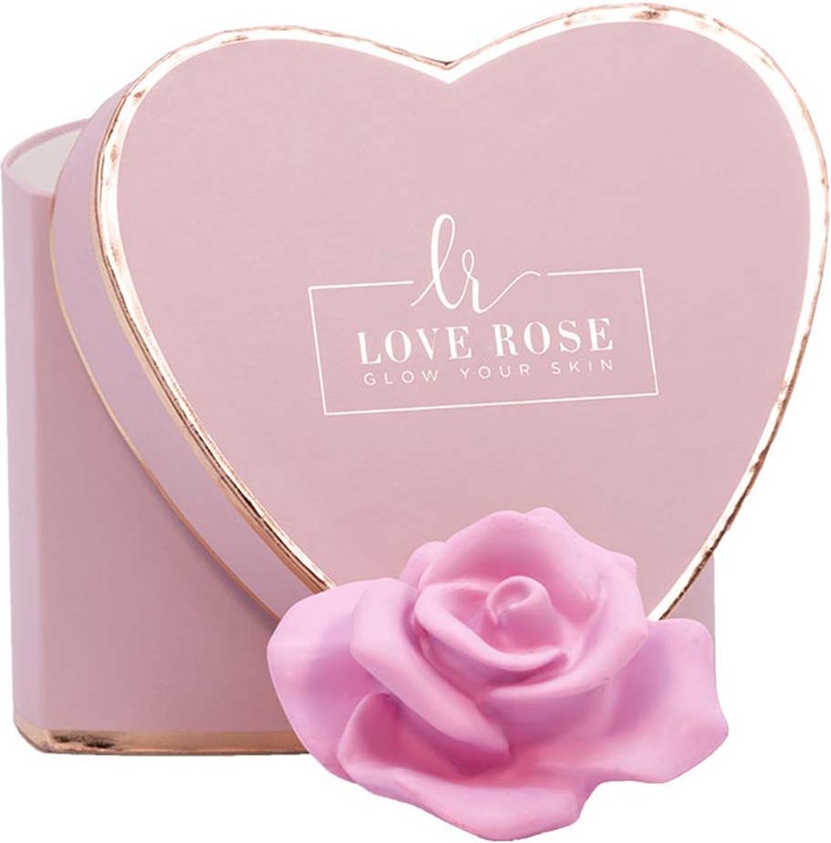 Love Rose Beauty Rose in Herzbox 66 g