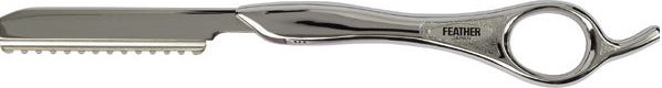 Feather Razor Rasiermesser silber