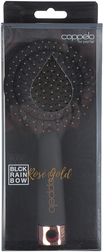 coppelo Black Rainbow Brush Rose Gold Large