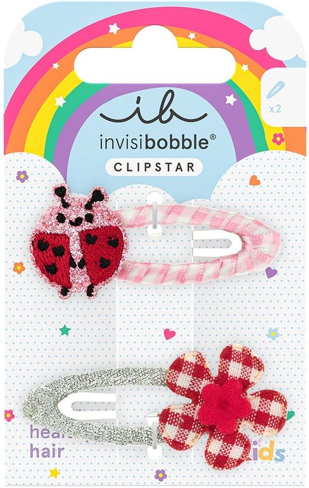 invisibobble SNAP CLIP KIDS Happy Ladybird 2 Stück