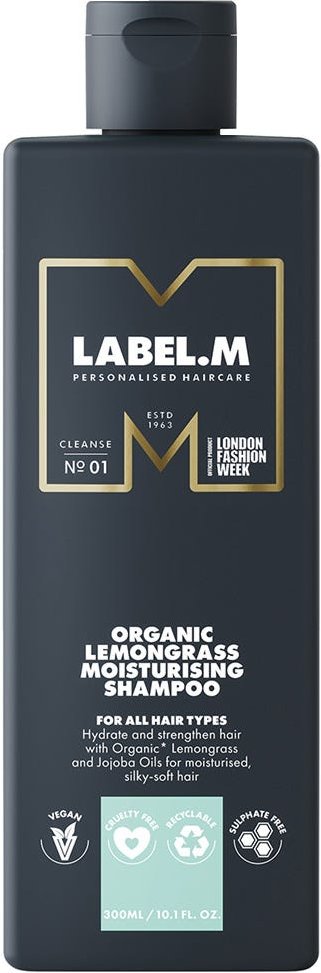 label.m Organic Lemongrass Moisturising Shampoo 300 ml