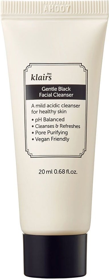 Dear, Klairs Gentle Black Facial Cleanser 20 ml