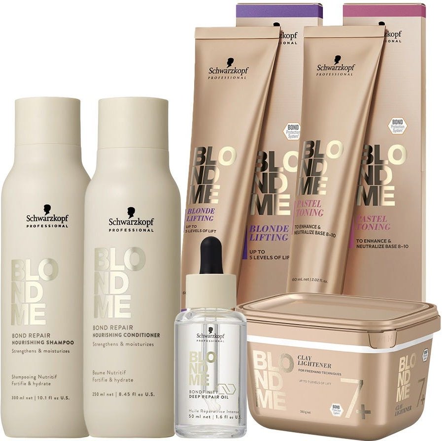 Schwarzkopf Blondme Colour Warm Blonde Bundle