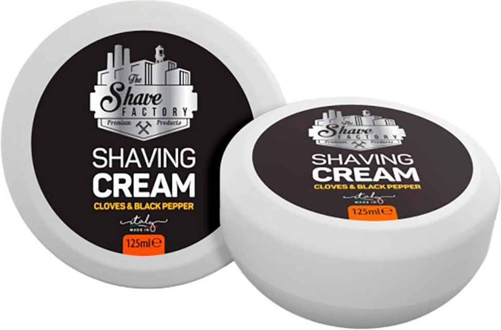 The Shave Factory Cream Cloves & Black Pepper 125 ml