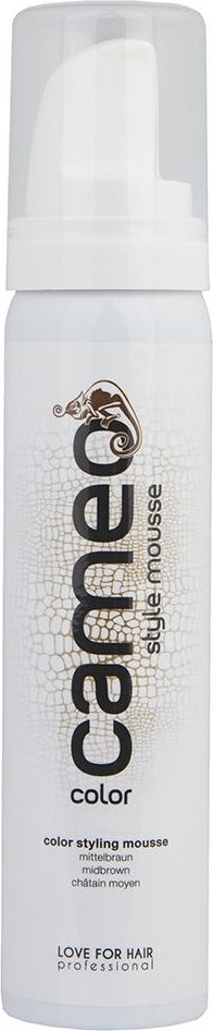 LOVE FOR HAIR Professional cameo color style mousse mittelbraun 75 ml